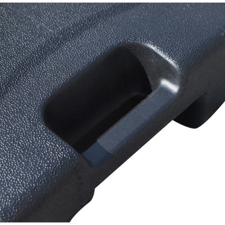 Baza umbrela din plastic, , patrata, 22 litri, neagra [1]