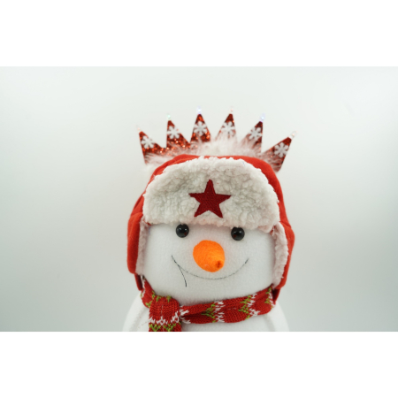 Bentita/cerc de Craciun, culoare rosie, marime standard,  [2]