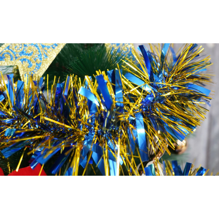 Beteala Craciun, , albastru, marimea: 2 m x 11 cm material:folie PVC, interior/exterior [2]