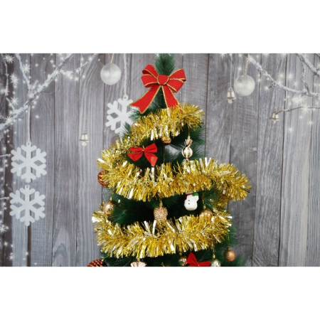 Beteala Craciun, , argintiu, marimea: 2 m x 11 cm material:folie PVC, interior/exterior [7]