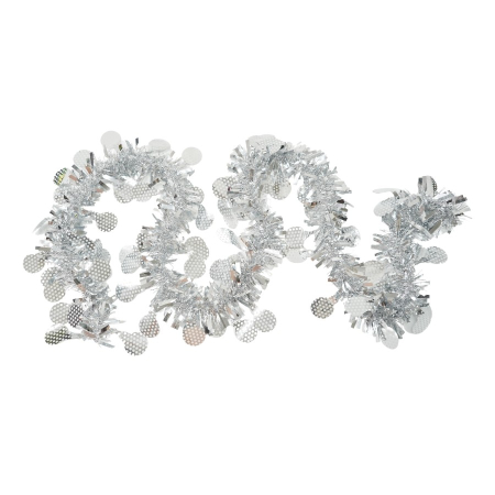 ✨TOATE PRODUSELE✨ - Beteala Craciun, , argintiu, marimea: 2 m x 11 cm x 9 cm material:folie PVC, interior/exterior