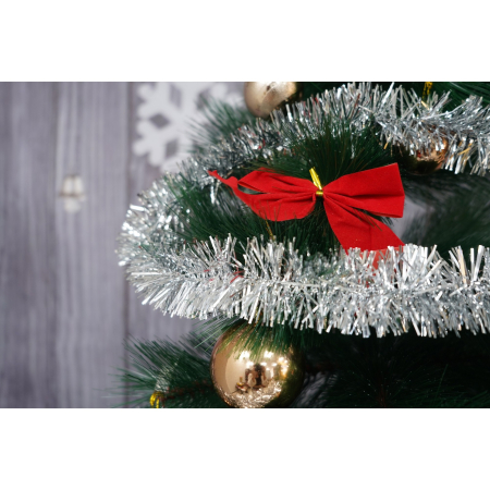 Beteala Craciun, , argintiu, marimea: 2 m x 5 cm material:folie PVC, interior/exterior [1]