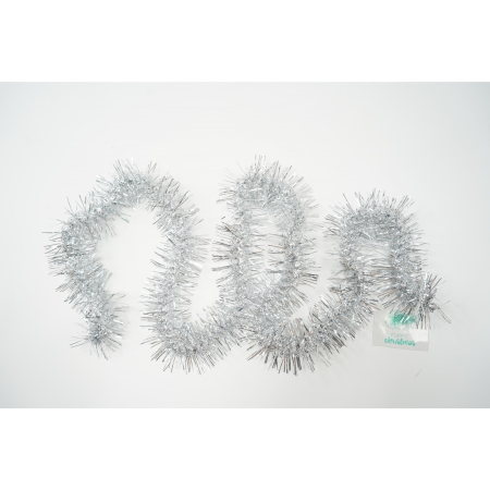 Beteala Craciun, , argintiu, marimea: 2 m x 8 cm material:folie PVC, interior/exterior [4]