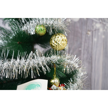 Beteala Craciun, , argintiu, marimea: 2 m x 8 cm material:folie PVC, interior/exterior [7]