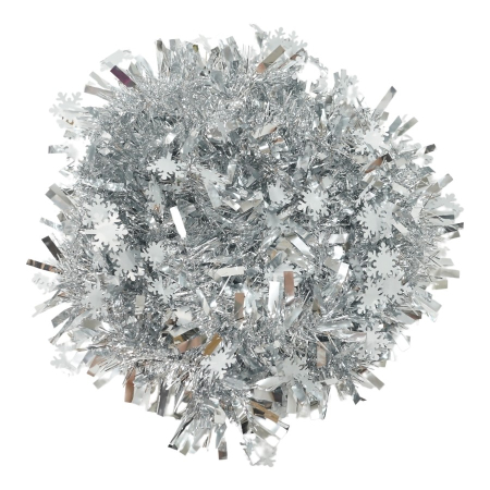 ✨TOATE PRODUSELE✨ - Beteala Craciun, , argintiu, marimea: 2 m x 9 cm x 9 cm material:folie PVC, interior/exterior