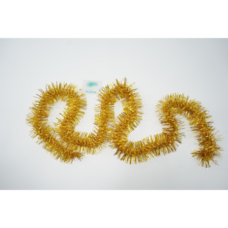 Beteala Craciun, , aur, marimea: 2 m x 8 cm material:folie PVC, interior/exterior [9]