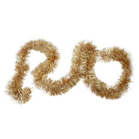 ✨TOATE PRODUSELE✨ - Beteala Craciun, , auriu, marimea: 2 m x 9 cm material:folie PVC, interior/exterior