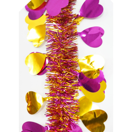 Beteala Craciun, , auriu, marimea: 2 m x 9 cm x 9 cm material:folie PVC, interior/exterior [3]