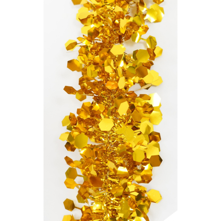 Beteala Craciun, , galben, marimea: 2 m x 9 cm material:folie PVC, interior/exterior [4]