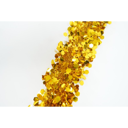 Beteala Craciun, , galben, marimea: 2 m x 9 cm material:folie PVC, interior/exterior [12]