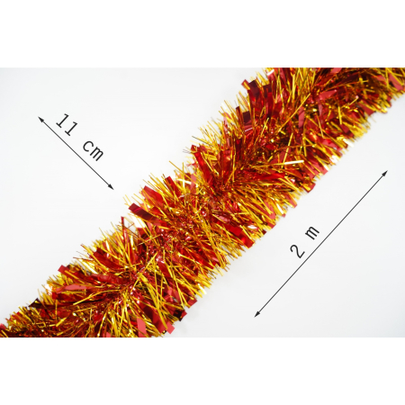 Beteala Craciun, , roșu, marimea: 2 m x 11 cm material:folie PVC, interior/exterior [5]