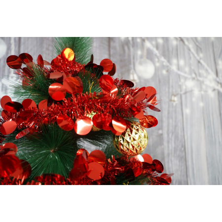 Beteala Craciun, , roșu, marimea: 2 m x 11 cm material:folie PVC, interior/exterior [1]