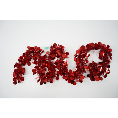 Beteala Craciun, , roșu, marimea: 2 m x 11 cm material:folie PVC, interior/exterior [4]