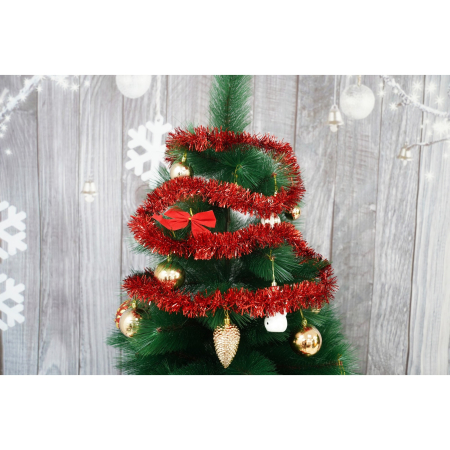 Beteala Craciun, , roșu, marimea: 2 m x 5 cm material:folie PVC, interior/exterior [2]