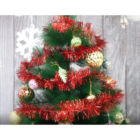 Beteala Craciun, , roșu, marimea: 2 m x 7 cm material:folie PVC, interior/exterior [1]