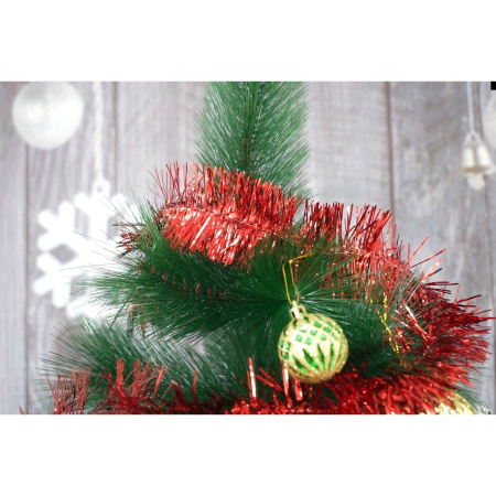 Beteala Craciun, , roșu, marimea: 2 m x 7 cm material:folie PVC, interior/exterior [3]