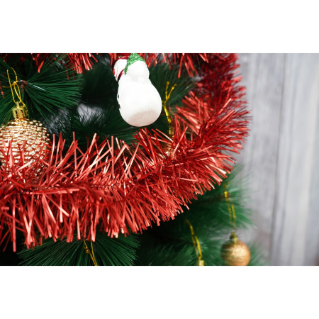 Beteala Craciun, , roșu, marimea: 2 m x 9 cm material:folie PVC, interior/exterio [2]