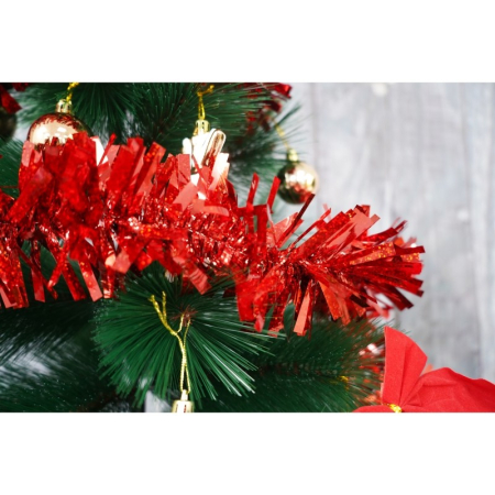 Beteala Craciun, , roșu, marimea: 2 m x 9 cm material:folie PVC, interior/exterior [8]