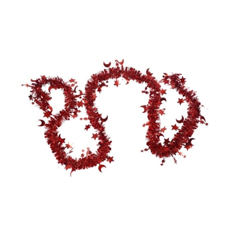 ✨TOATE PRODUSELE✨ - Beteala Craciun, , roșu, marimea: 2 m x 9 cm x 5 cm material:folie PVC, interior/exterior