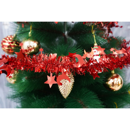 Beteala Craciun, , roșu, marimea: 2 m x 9 cm x 5 cm material:folie PVC, interior/exterior [2]