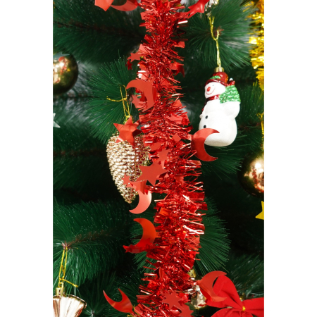 Beteala Craciun, , roșu, marimea: 2 m x 9 cm x 5 cm material:folie PVC, interior/exterior [4]