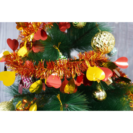 Beteala Craciun, , roșu, marimea: 2 m x 9 cm x 9 cm material:folie PVC, interior/exterior [4]