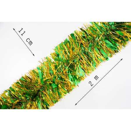 Beteala Craciun, , verde, marimea: 2 m x 11 cm material:folie PVC, interior/exterior [5]