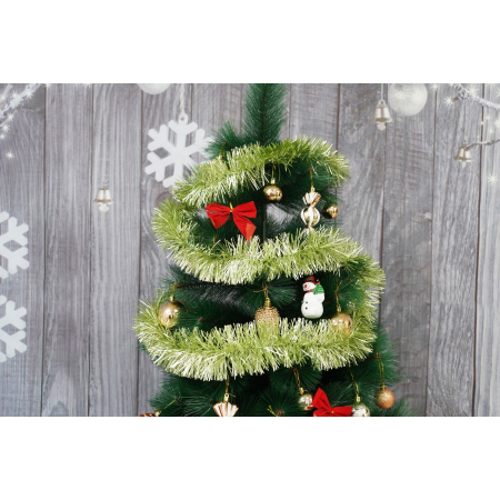 Beteala Craciun, , verde, marimea: 2 m x 9 cm material:folie PVC, interior/exterior [1]