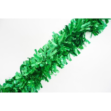 Beteala Craciun, , verde, marimea: 2 m x 9 cm material:folie PVC, interior/exterior [6]