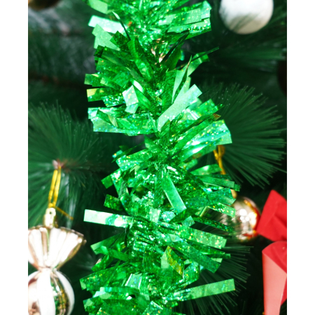 Beteala Craciun, , verde, marimea: 2 m x 9 cm material:folie PVC, interior/exterior [2]