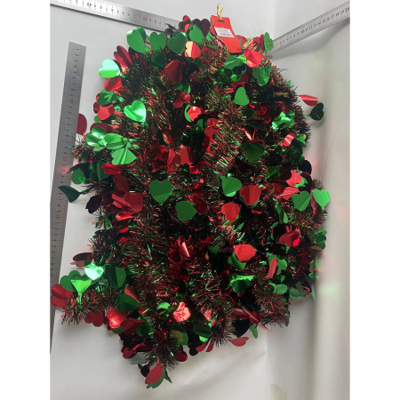 Beteala Craciun, , verde, marimea: 2 m x 9 cm x 9 cm material:folie PVC, interior/exterio [11]