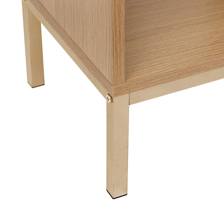 Biblioteca 5Five Tasso cu 5 rafturi, PAL, 63x30x159 cm, bej [2]