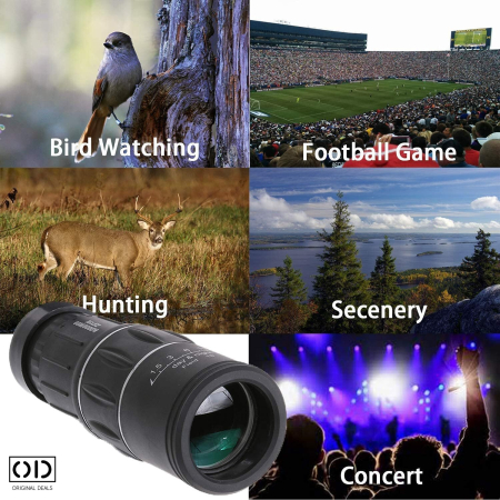  Binoclu Monocular 40x60 Compact Cauciucat Observatii Natura Original Deals  [16]