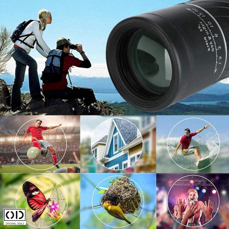  Binoclu Monocular 40x60 Compact Cauciucat Observatii Natura Original Deals  [5]