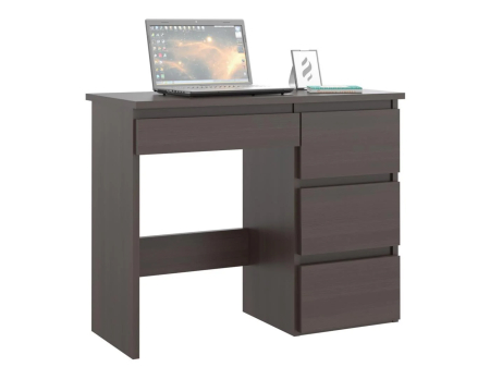 Birou calculator Beta 3 cu 4 sertare, 94x43x75 cm, finisaj wenge [2]