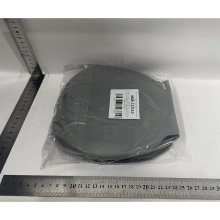 Bol Dublu pentru Animalul de Companie, , din Silicon, Pliabil, Inaltime Reglabila, Antialunecare, 42 x 21 x 5 cm, Gri [1]