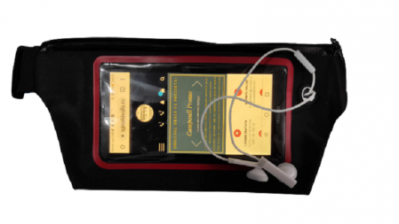 Borseta Sport pentru Alergare, cu Ecran Touch Screen pentru Telefon si Suport pentru Casti, 2 Compartimente, Curea Reglabila, Impermeabila, Premium [0]