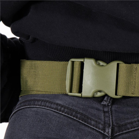 Borseta incapatoare pentru umar sau brau, impermeabila, unisex, 43x15cm, verde [14]