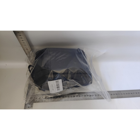 Borseta pentru bicicleta , Hard Shell, material piele artificiala si carbon, 20x12x11.5 cm, prindere de sa, capacitate 2L, impermeabila, negru [11]