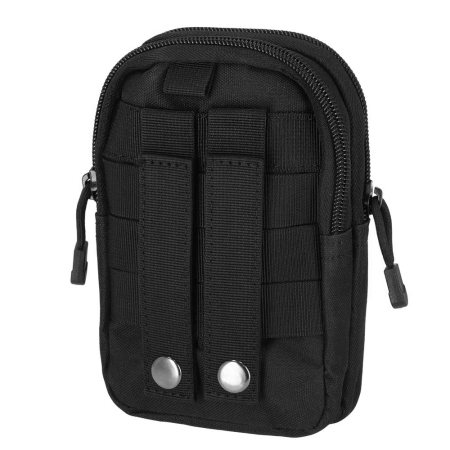 Borseta sport de brau, impermeabila, cu prindere la curea, 18x12x3.5cm, negru [5]