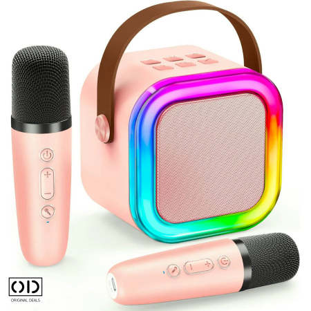 boxa portabila karaoke boxa karaoke portabila boxa portabila cu microfon boxa karaoke cu 2 microfoane boxa portabila bluetooth karaoke boxa karaoke cu lumini RGB boxa portabila cu lumini [5]