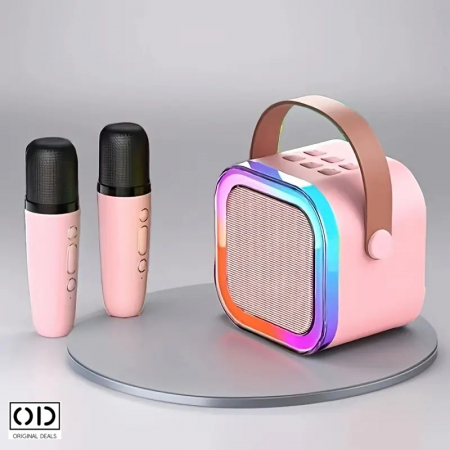 Climatizare & Iluminare LED - boxa portabila karaoke boxa karaoke portabila boxa portabila cu microfon boxa karaoke cu 2 microfoane boxa portabila bluetooth karaoke boxa karaoke cu lumini RGB boxa portabila cu lumini