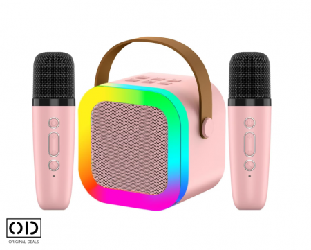 boxa portabila karaoke boxa karaoke portabila boxa portabila cu microfon boxa karaoke cu 2 microfoane boxa portabila bluetooth karaoke boxa karaoke cu lumini RGB boxa portabila cu lumini [8]