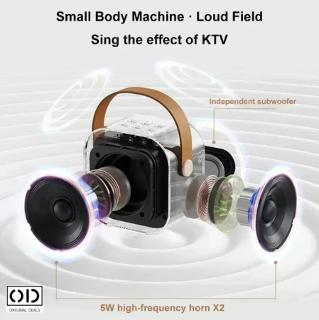 boxa portabila karaoke boxa karaoke portabila boxa portabila cu microfon boxa karaoke cu 2 microfoane boxa portabila bluetooth karaoke boxa karaoke cu lumini RGB boxa portabila cu lumini [13]