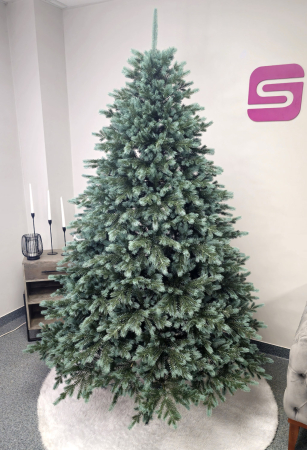 Brad artificial Christmas Deluxe by Sersimo, Alaska Select verde argintiu, integral 3D, 230 cm [2]