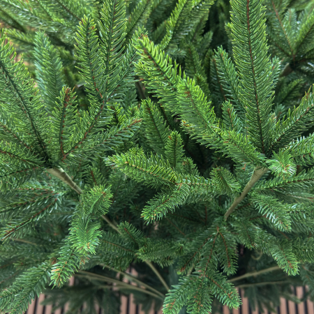 Brad artificial Christmas Deluxe by Sersimo, Alpine, verde, integral 3D, 210 cm [6]