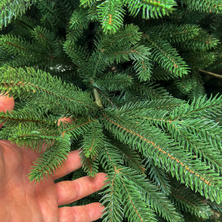 Brad artificial Christmas Deluxe by Sersimo, Alpine, verde, integral 3D, 210 cm [4]