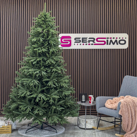 Brad artificial Christmas Deluxe by Sersimo, Alpine, verde, integral 3D, 250 cm [3]