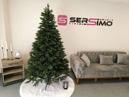 Brad artificial Christmas Deluxe by Sersimo, Belgia, 2D+3D, 210cm [11]