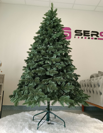 Brad artificial Christmas Deluxe by Sersimo, Canada argintiu, 3D,180cm [14]